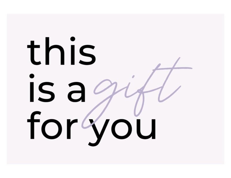 Canva Template - Gift Card