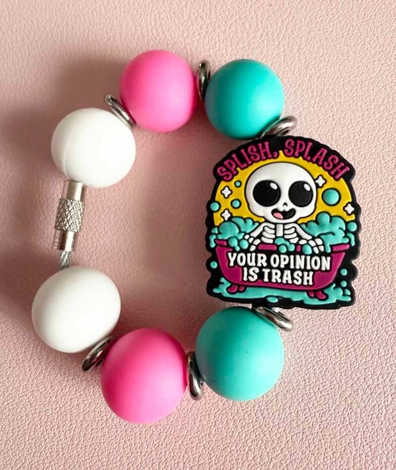 The "Splish, Splash, Your Opinion is Trash" Tumbler Dangler for Stanley Tumbler or Yeti